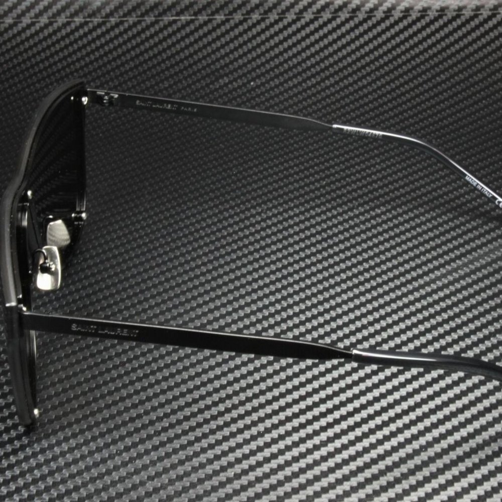 Saint Laurent Unisex Black and Silver Sunglasses! - Picture 4 of 4
